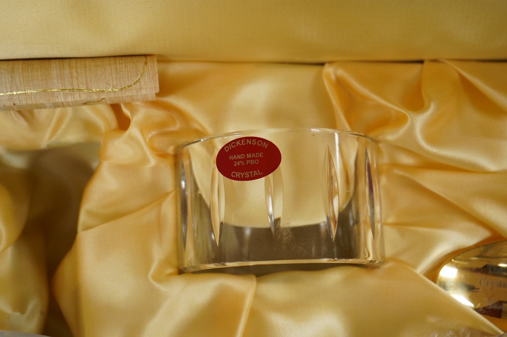 The Uri Geller Crystal Collection - three cased sets by Dickenson Crystal